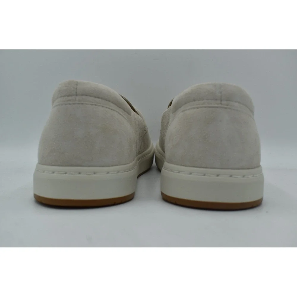 Dansko Womens EU 39 Josephine Suede Taupe Slip On Sneakers Loafers Shoes